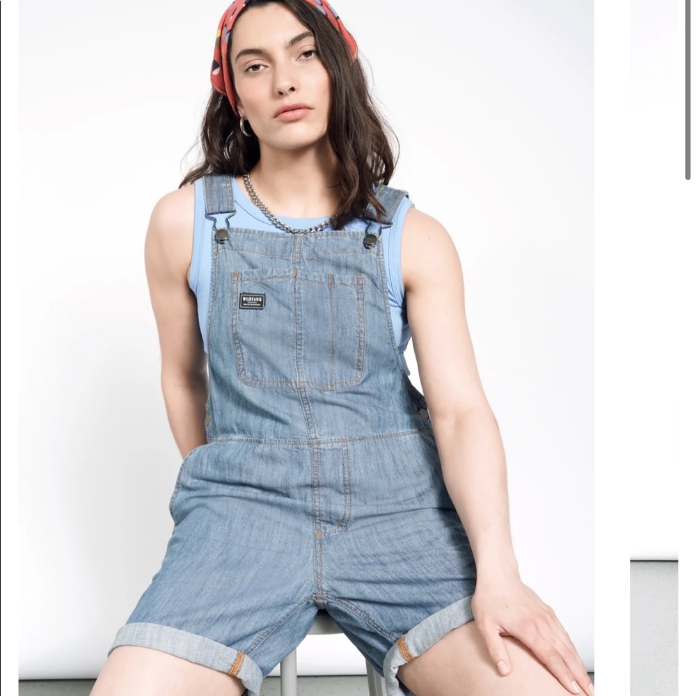 NWT - Wildfang (Women's) | The Essential Shortalls in Chambray